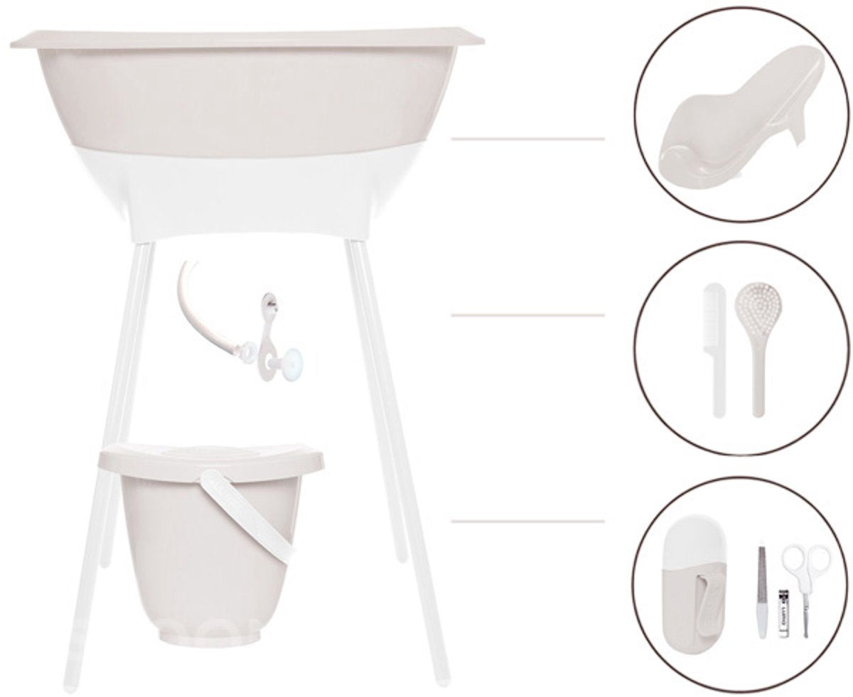 Luma babycare ensemble de bain et de soins luma pure avoine