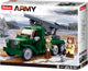 Jouets de construction de chasseur de chars allemand Sluban pour enfants à partir de 6 ans - modèle de jouet de construction - boîte de construction avec 278 blocs de construction - m38-b0975