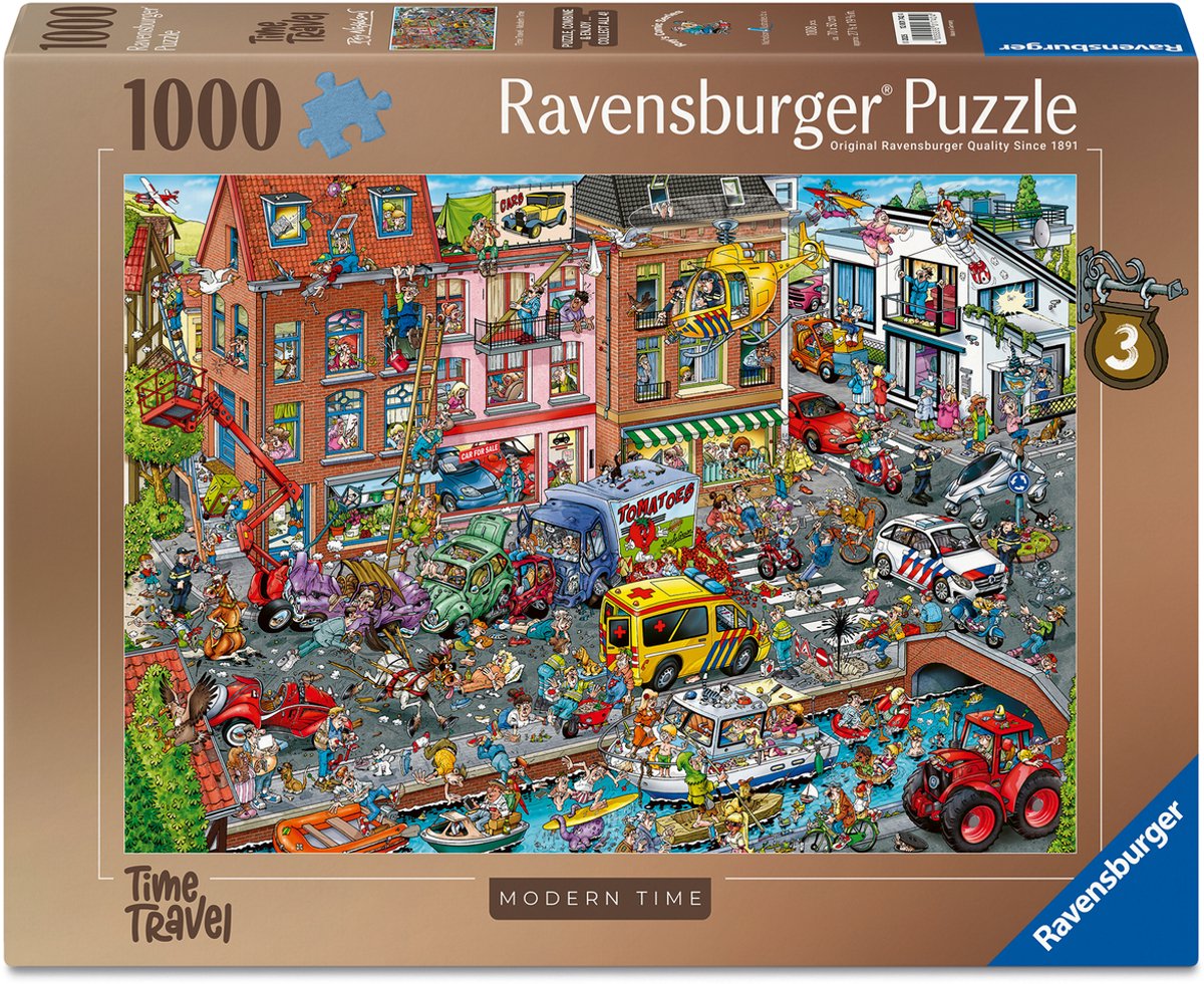 Ravensburger puzzle voyage dans le temps 3 temps modernes - 1000 pcs.