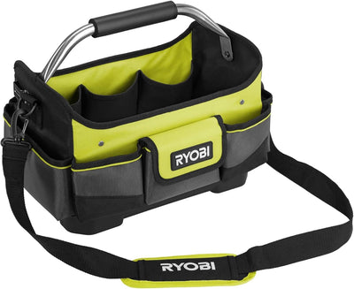 Sac à dos à outils Ryobi rssbp1 (corps en polyester 600 deniers, bretelles rembourrées, 2 larges poches intérieures dont une avec fermeture éclair, avec compartiment pour ordinateur portable)
