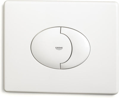 Panneau de commande des toilettes Grohe skate air - horizontal - double chasse - blanc alpin