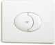 Panneau de commande des toilettes Grohe skate air - horizontal - double chasse - blanc alpin