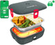 Faitron - heatsbox drive - lunch box électrique - inox - lunch box chauffante - pour repas chauds - différents compartiments - avec application - 12 24v
