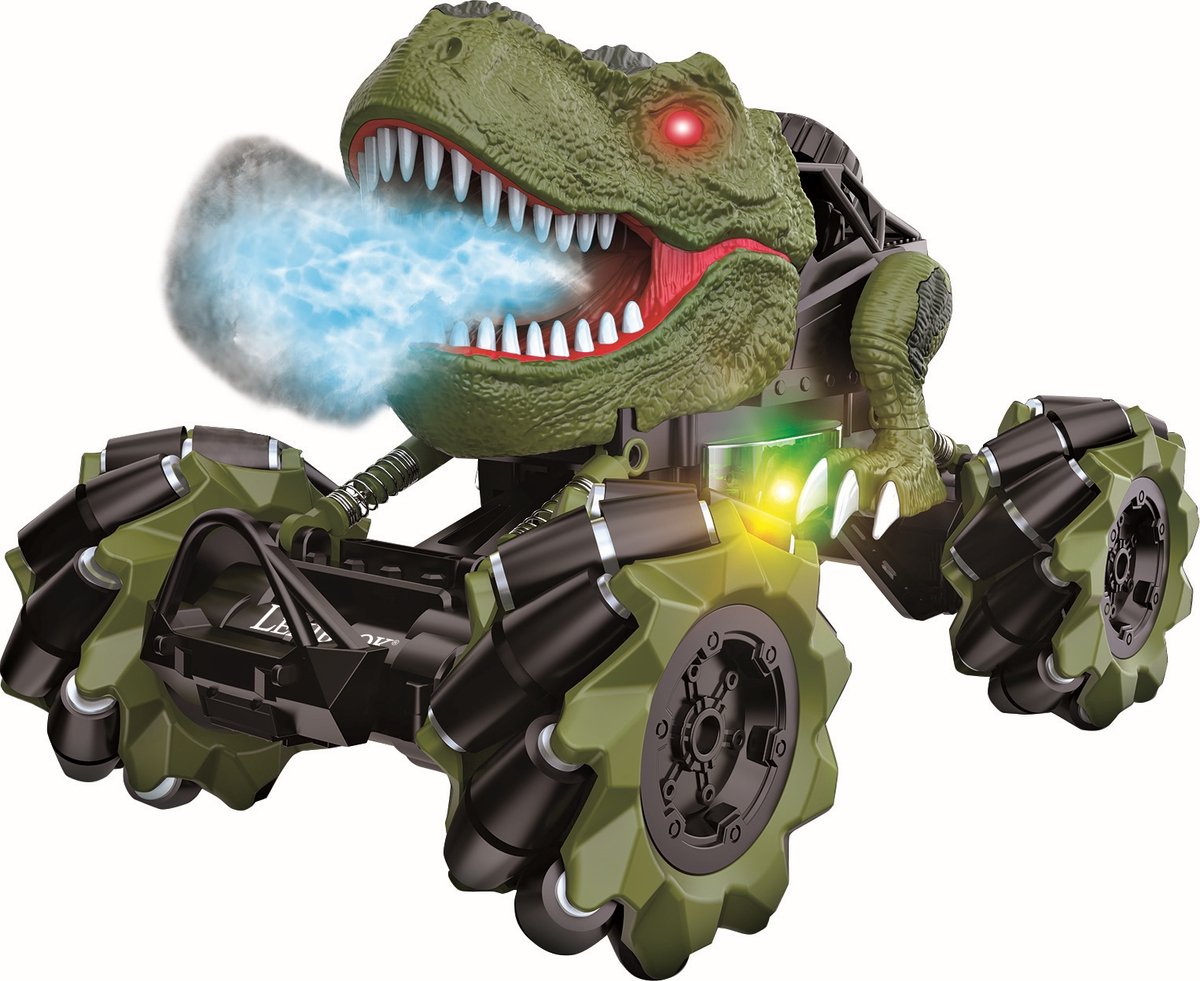 Lexibook crosslander® tirex, drift multidirectionnel avec effets lumineux et sonores de dinosaures