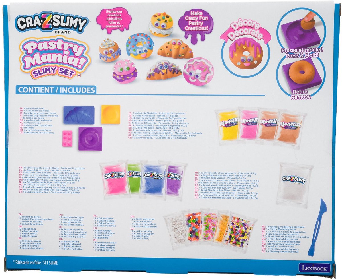 Lexibook cra-z-slimy pâtisserie manie