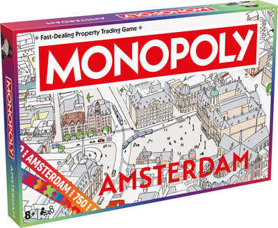 Jeux d'identité monopole amsterdam 750 ans - édition limitée - fr