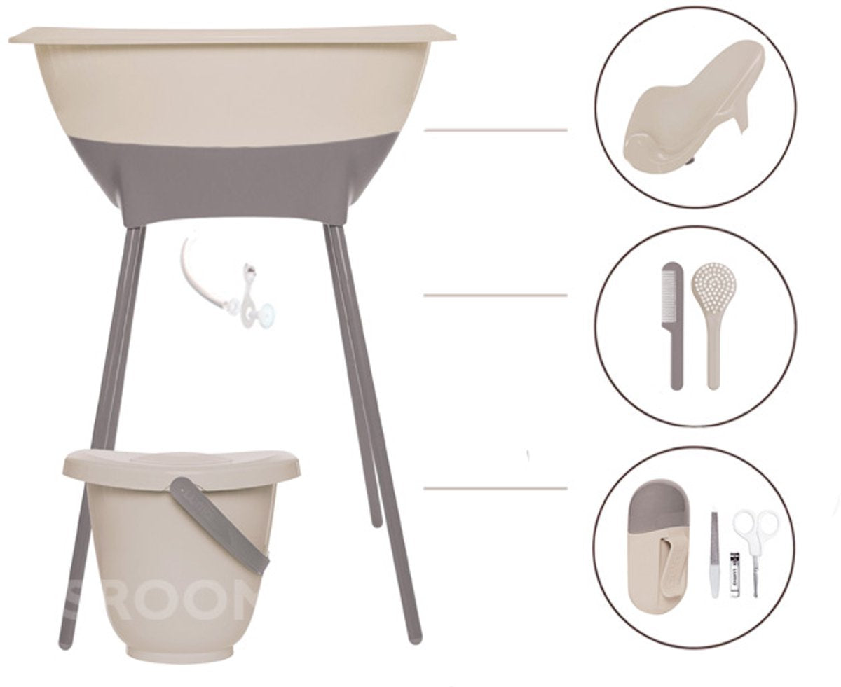 Luma babycare ensemble de bain et de soins luma amande