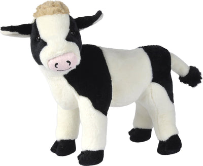 Simba toys peluche nicotoy vache - peluche douce de 28cm - rembourrage recyclé