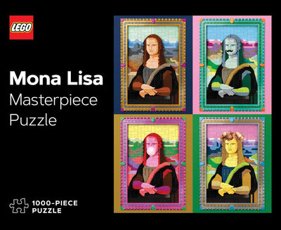 Euromic lego - puzzle chef-d'œuvre lego : puzzle Mona Lisa 1000 pièces