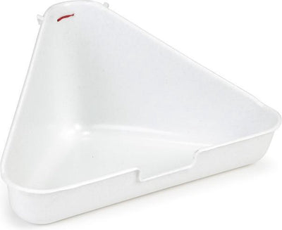 Beeztees pipi de toilette lapin - rongeur - plastique - blanc - 35x20x17 cm