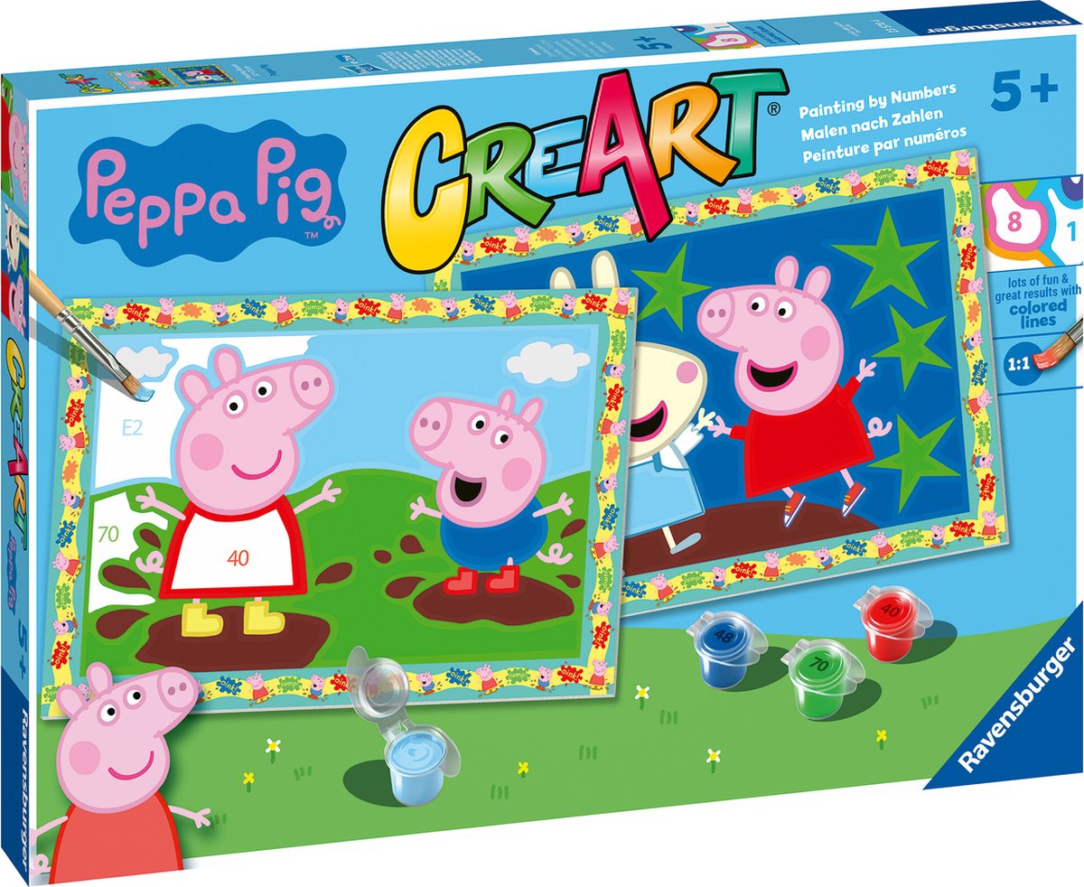 Ravensburger Creart Painting by Number Peppa Pig
