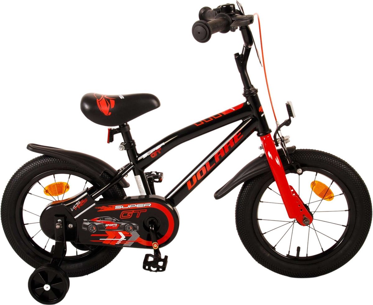 Volare Super GT Children's Bike - Boys - 14 pouces - rouge