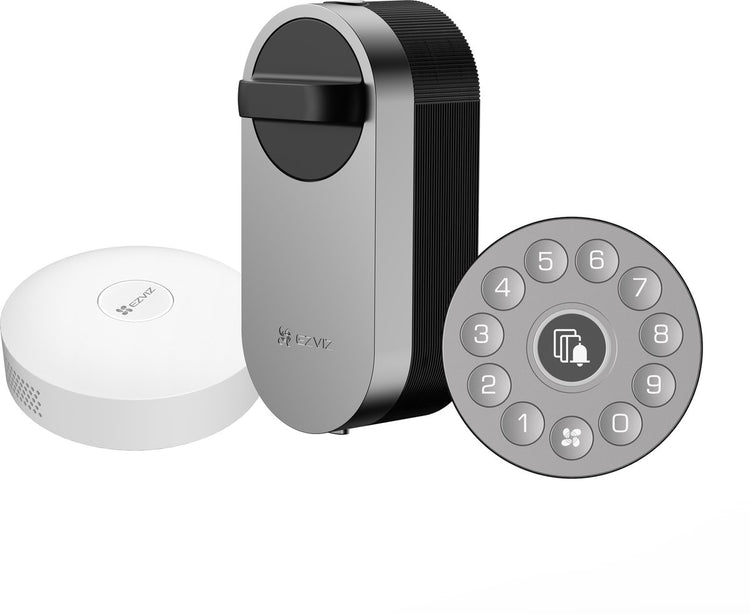 Ezviz diy lock serrure de porte électrique - serrure de porte intelligente - module wifi a3 - accès à distance - clavier - blanc