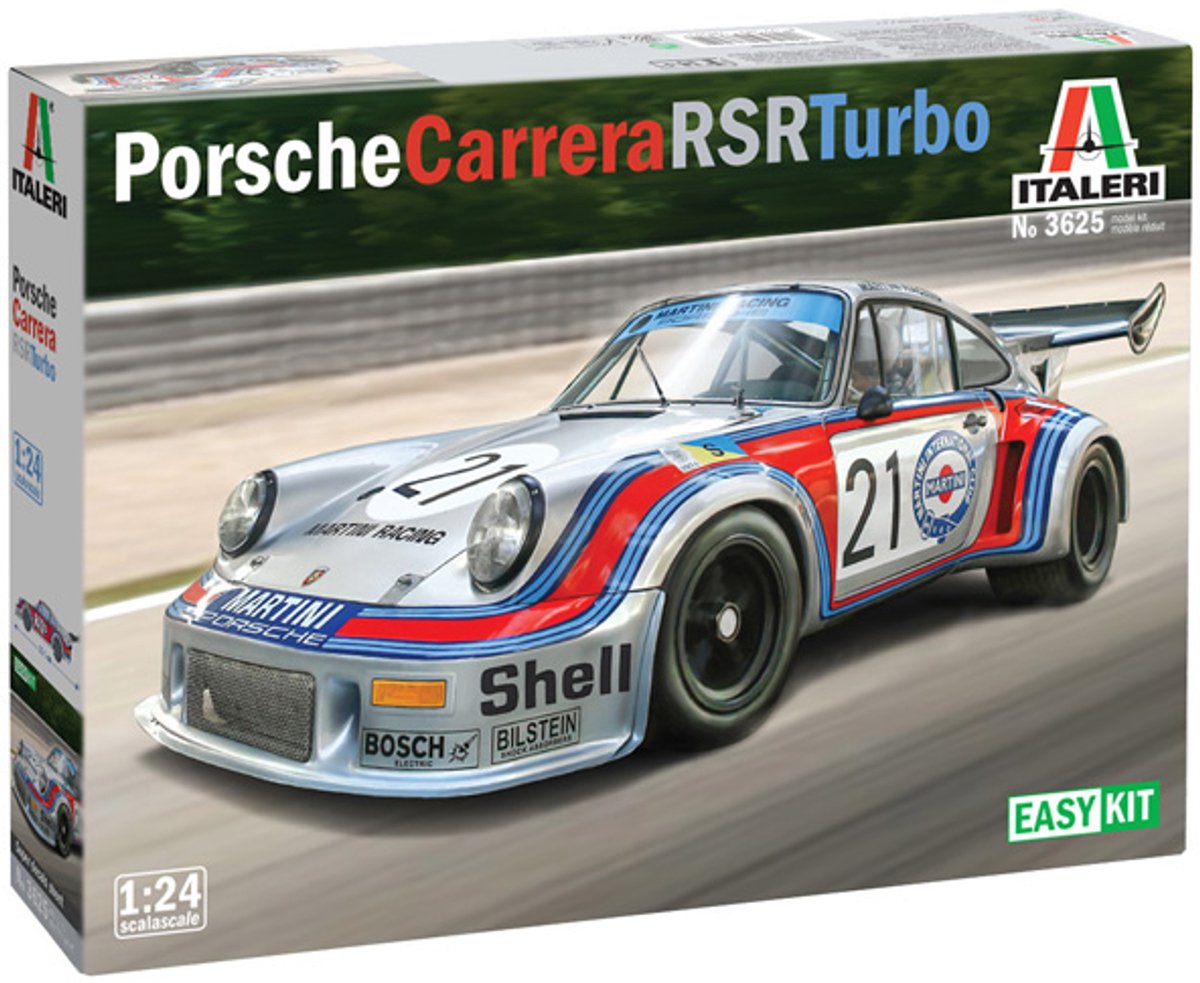 Kit modèle voiture Italeri - 3625 porsche 911 rsr turbo plastique - 1:24 - modélisme