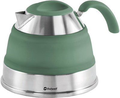 Bouilloire pliable Outwell 1,5l - bouilloires sifflantes - vert ombre