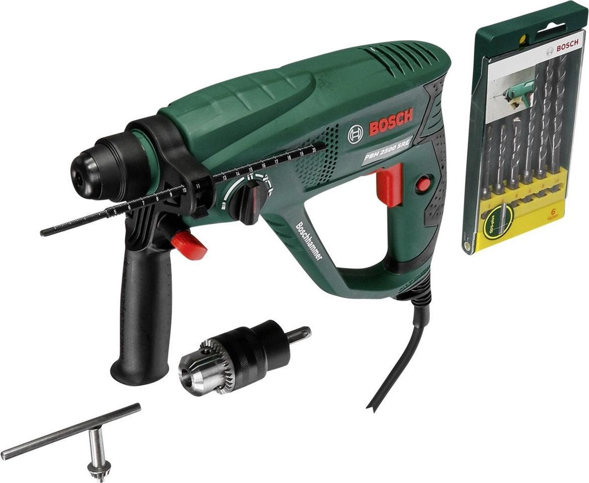 Perceuse à percussion Bosch Green PBH 2500 SRE | 600w 1,9 joules - 0603344402