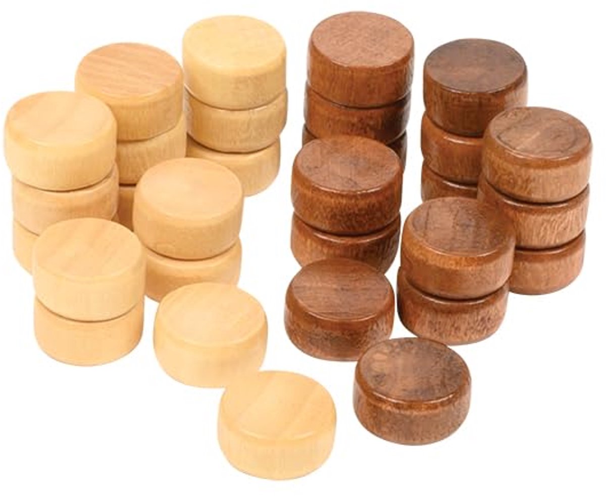 Jeu de tuiles de backgammon Philos - multicolore - 17 x 8 mm - jeu éducatif.