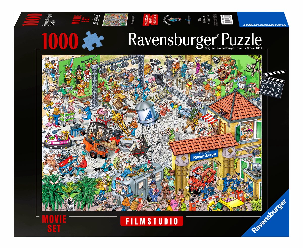 Série de bandes dessinées de Ravensburger Ray - plateau de tournage 3 - plateau de tournage - puzzle de 1000 pièces