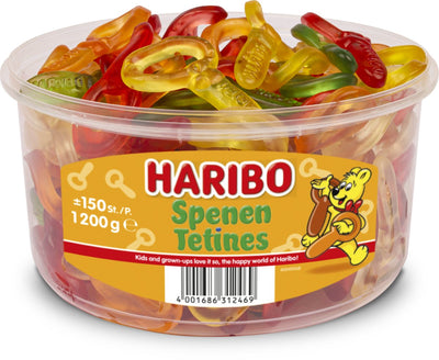 Tétines Haribo (150 pièces)