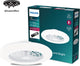 Philips LED Ventilateur Philips Amigo - éclairage LED économe en énergie - plafonnier - température de couleur réglable - diamètre 48,5 cm - télécommande - blanc avec effet pailleté
