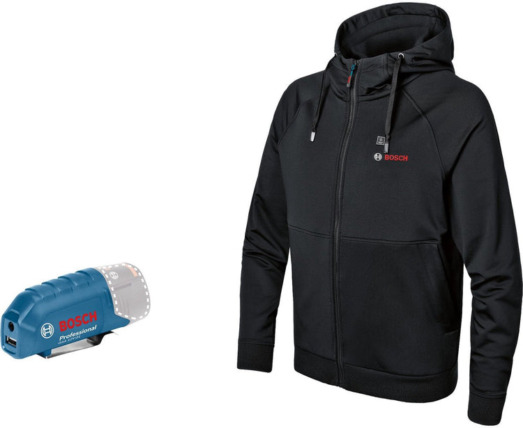 Bosch - veste chauffante ghh 12+18v xa - taille 2xl - avec option de chargement USB
