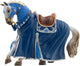 Cheval de tournoi Bullyland bleu (80769)