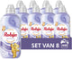 Robijn - assouplissant - pure soft - 8 bouteilles 440 lavages - pack économique