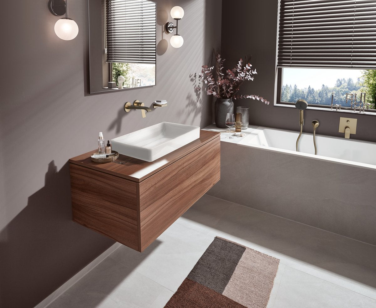Hansgrohe vivenis - mitigeur lavabo à encastrer - taille 192 mm - bronze brossé