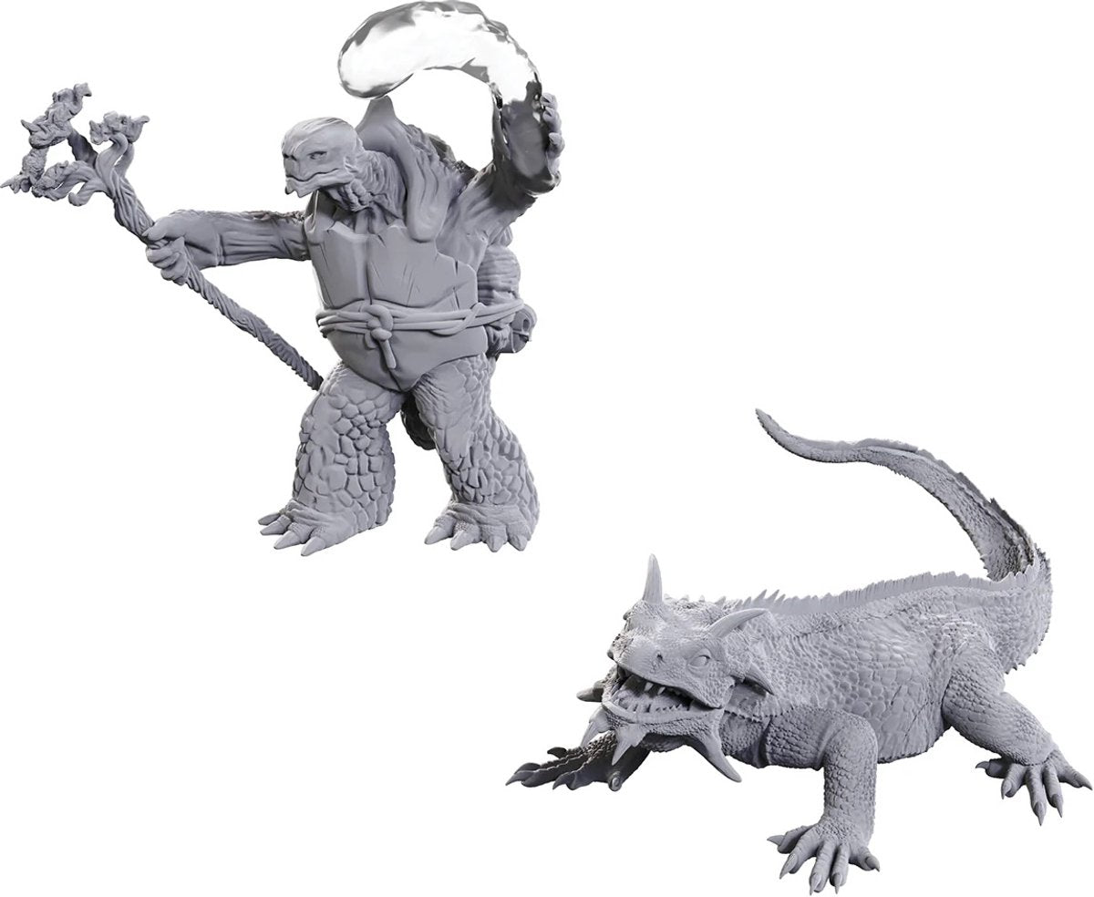 Wizkids d d nolzur's merveilleuses miniatures tortle druide forme sauvage lézard géant