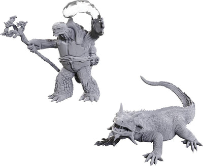 Wizkids d d nolzur's merveilleuses miniatures tortle druide forme sauvage lézard géant
