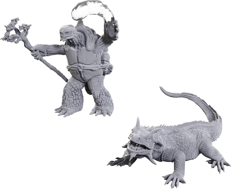 Wizkids d d nolzur's merveilleuses miniatures tortle druide forme sauvage lézard géant