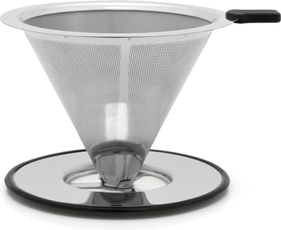 Léopold Vienne - porte-filtre à café salento en acier inoxydable réutilisable