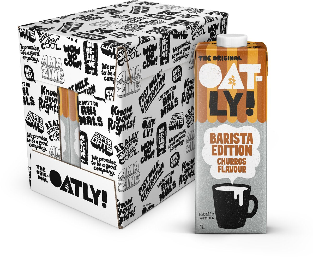 Churros Oatly Oat Barista Edition - Pack économique 6 x 1l