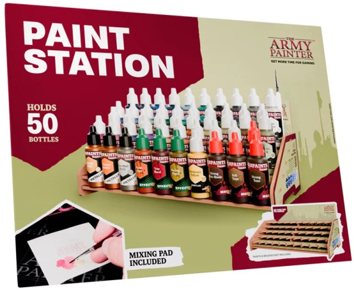 La station de peinture des peintres de l'armée - organisateur de loisirs pour 50 bouteilles.