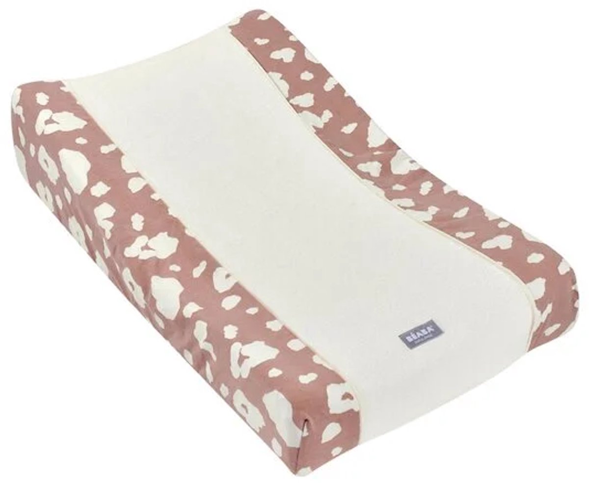 Béaba housse sofalange® - structure gaufrée luxueuse - pour matelas à langer en angle - housse de matelas à langer douce et absorbante - convient pour matelas à langer longueur canapé - blanc