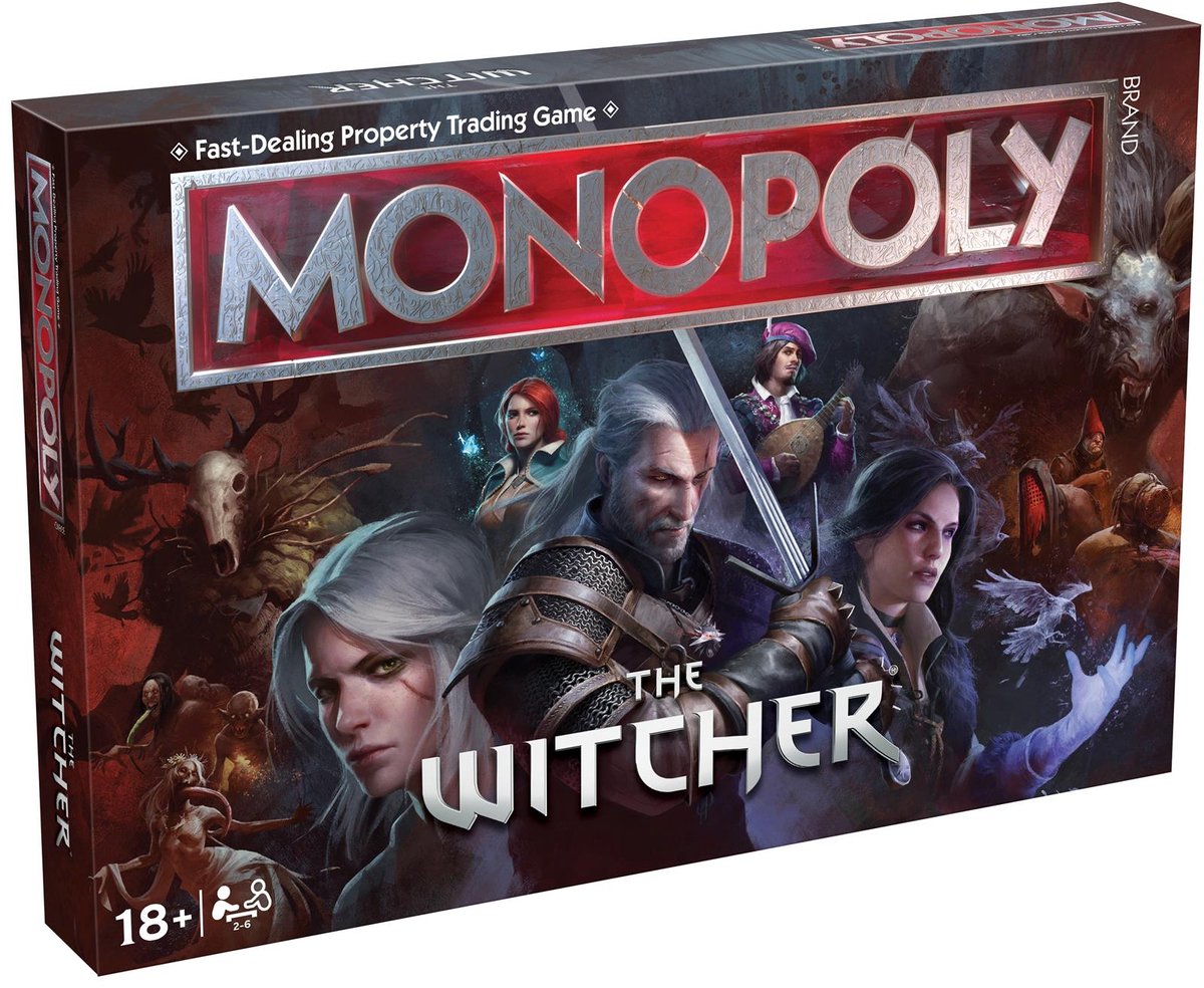 Mouvements gagnants du Monopoly - jeu de société - The Witcher - Anglais