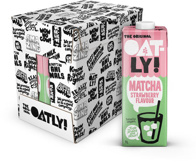 Oatly avoine matcha fraise - 6 x 1l pack économique