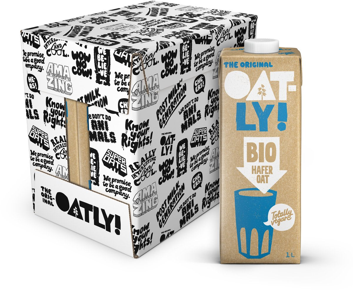 Ouah ! boisson à l'avoine bio - 6 pièces - (6l) - lait végétal longue conservation - bio - pack économique
