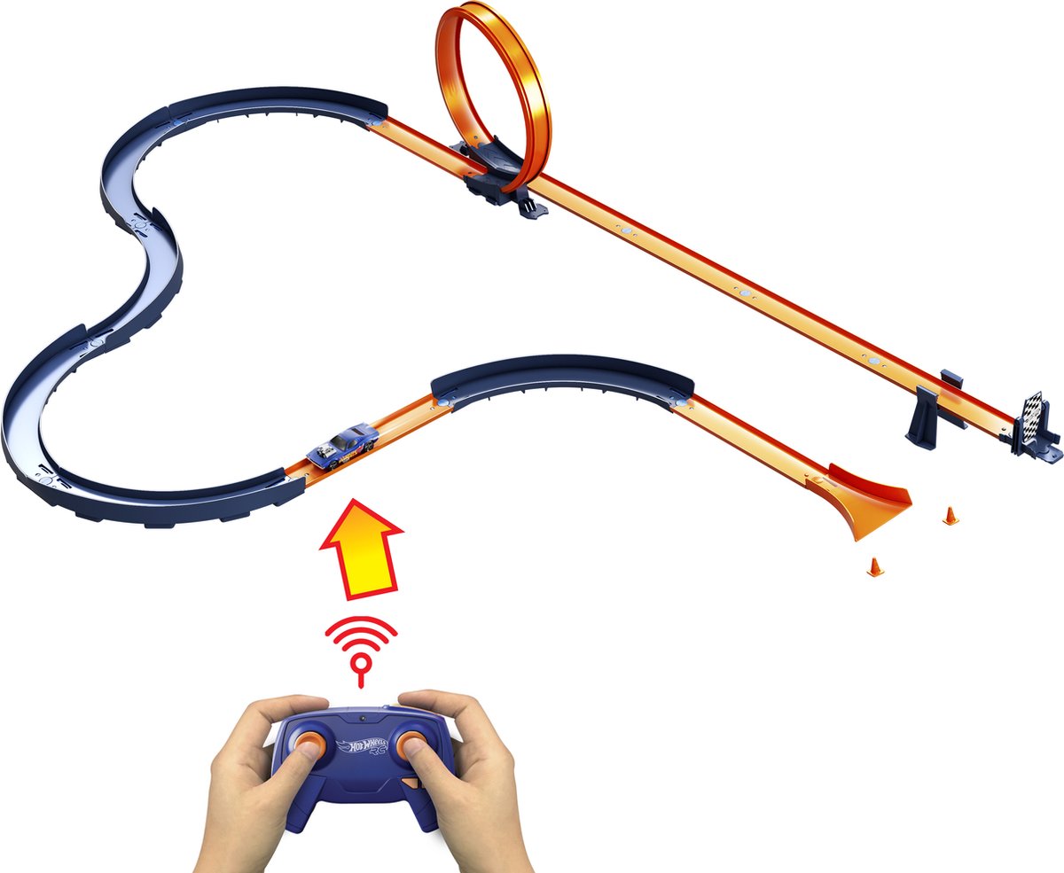 Ensemble de pistes de défi de vitesse RC Hot Wheels