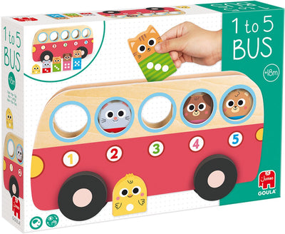 Jumbo - goula - bus 1 à 5 - jeu éducatif
