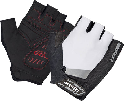 Gripgrab - gants de cyclisme d'été à doigts courts rembourrés en supergel gants de cyclisme avec rembourrage - blanc - unisexe - taille m