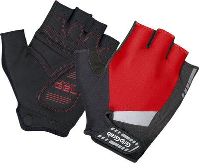 Gripgrab - gants de cyclisme d'été à doigts courts rembourrés en supergel gants de cyclisme avec rembourrage - rouge - unisexe - taille XL