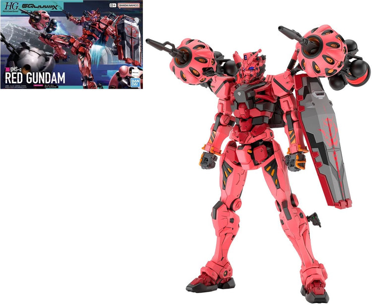 Bandai hobby combinaison mobile gundam gquuuuuux kit de modèle gundam rouge