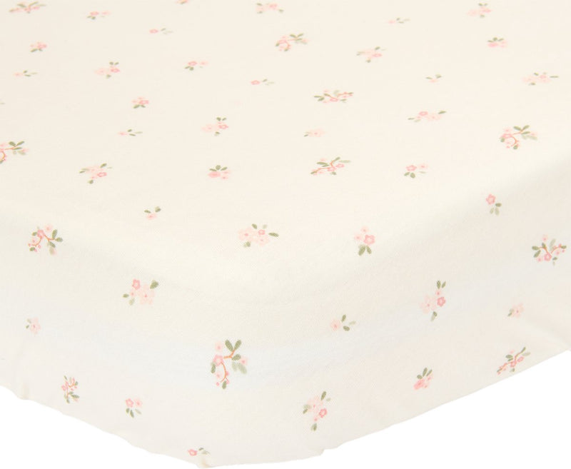 Drap-housse simple Little Dutch - blanc - jardin de fées - fleur de fée