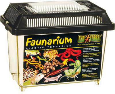 Exo terra terrarium faunerium mini noir 18x11x12,5 cm