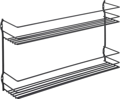 Metaltex Metaltex pepito Herb Rack 2 étages 36x8x19 cm noir