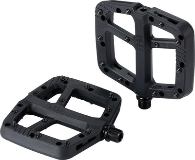 Pédales VTT Bbb Cycling Decoder - Pédales de vélo pour VTT - Pédale à plateforme composite avec forte adhérence et broches réglables - Pédales de vélo - Noir mat - bpd-37