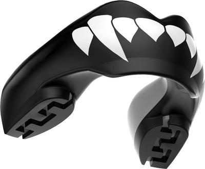 Safejawz protège-dents pour appareil dentaire senior Dracula noir et blanc