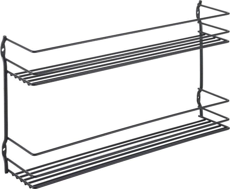 Metaltex Metaltex pepito Herb Rack 2 étages 36x8x19 cm noir