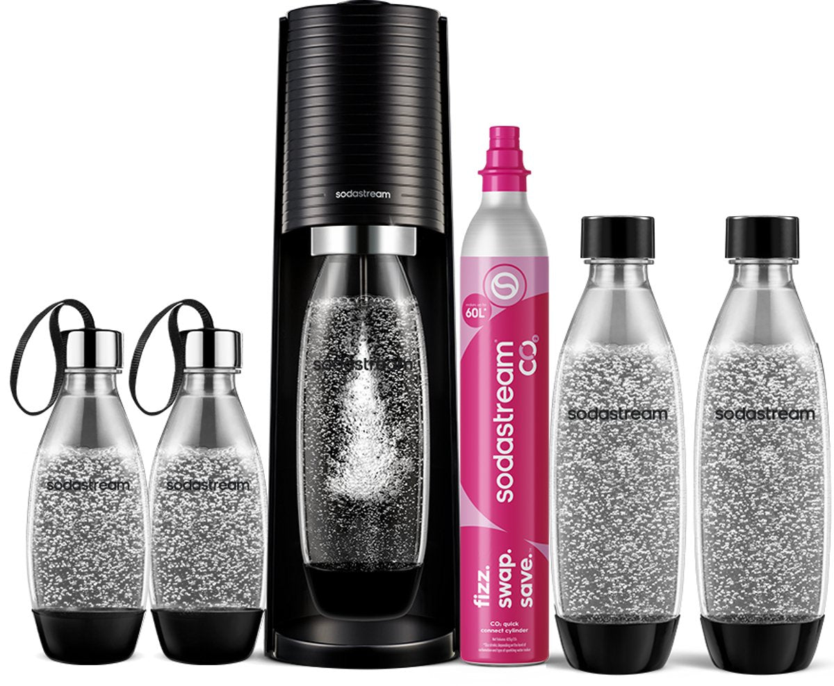 Machine à eau gazeuse Sodastream terra gigapack - noir